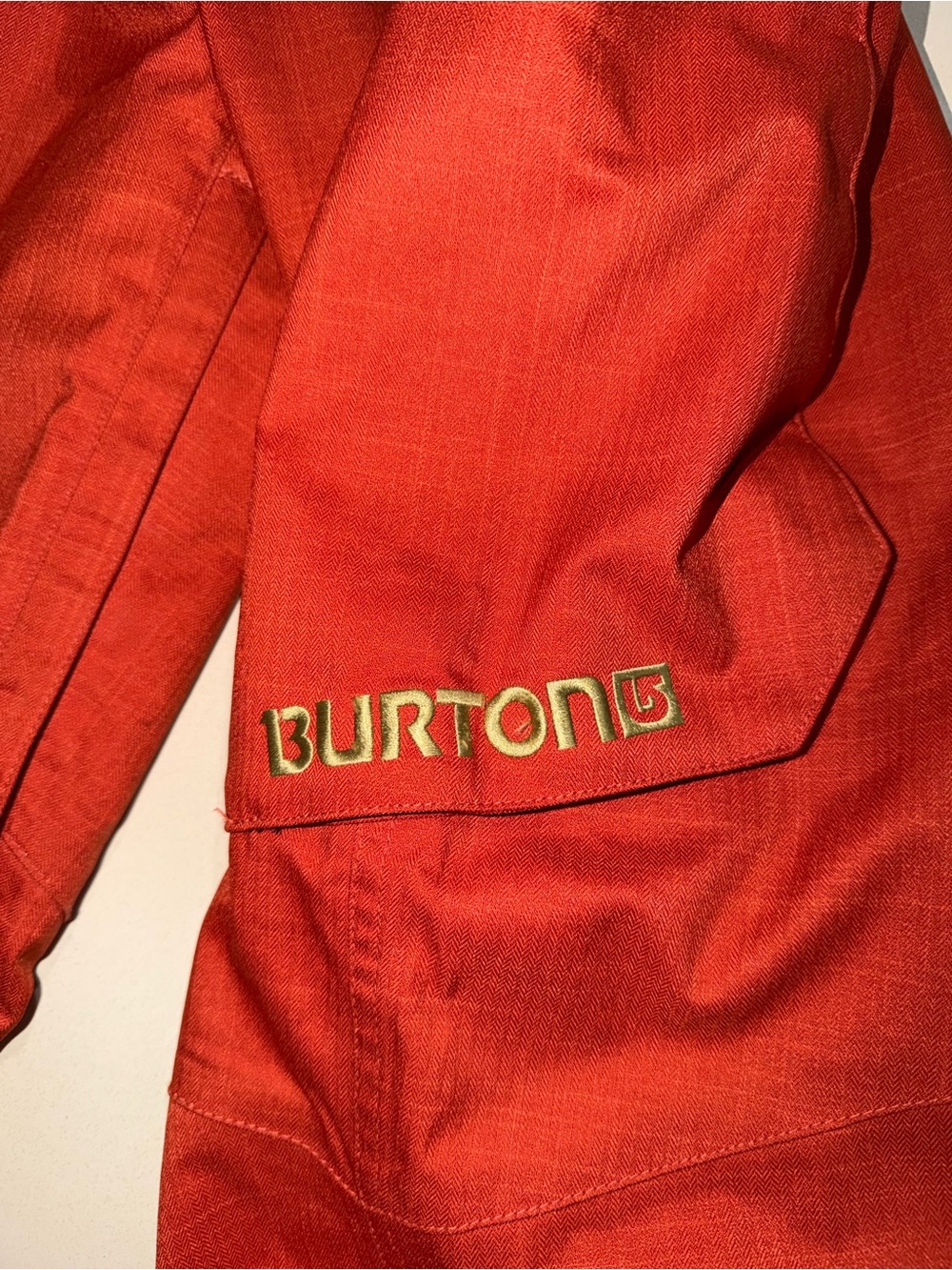 Burton Men’s Orange-Red Cargo Snowboard /Ski Pants